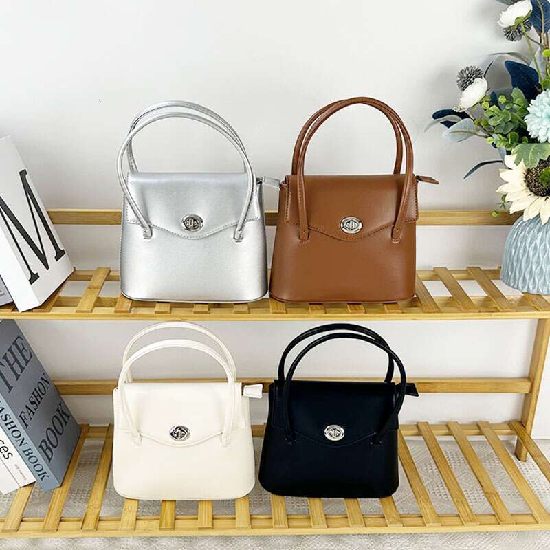 2025 New Niche Design Fashion Simple Portable Small Square Bag Female High-End Sense Ins Single Shoulder Messenger Armpit Bag