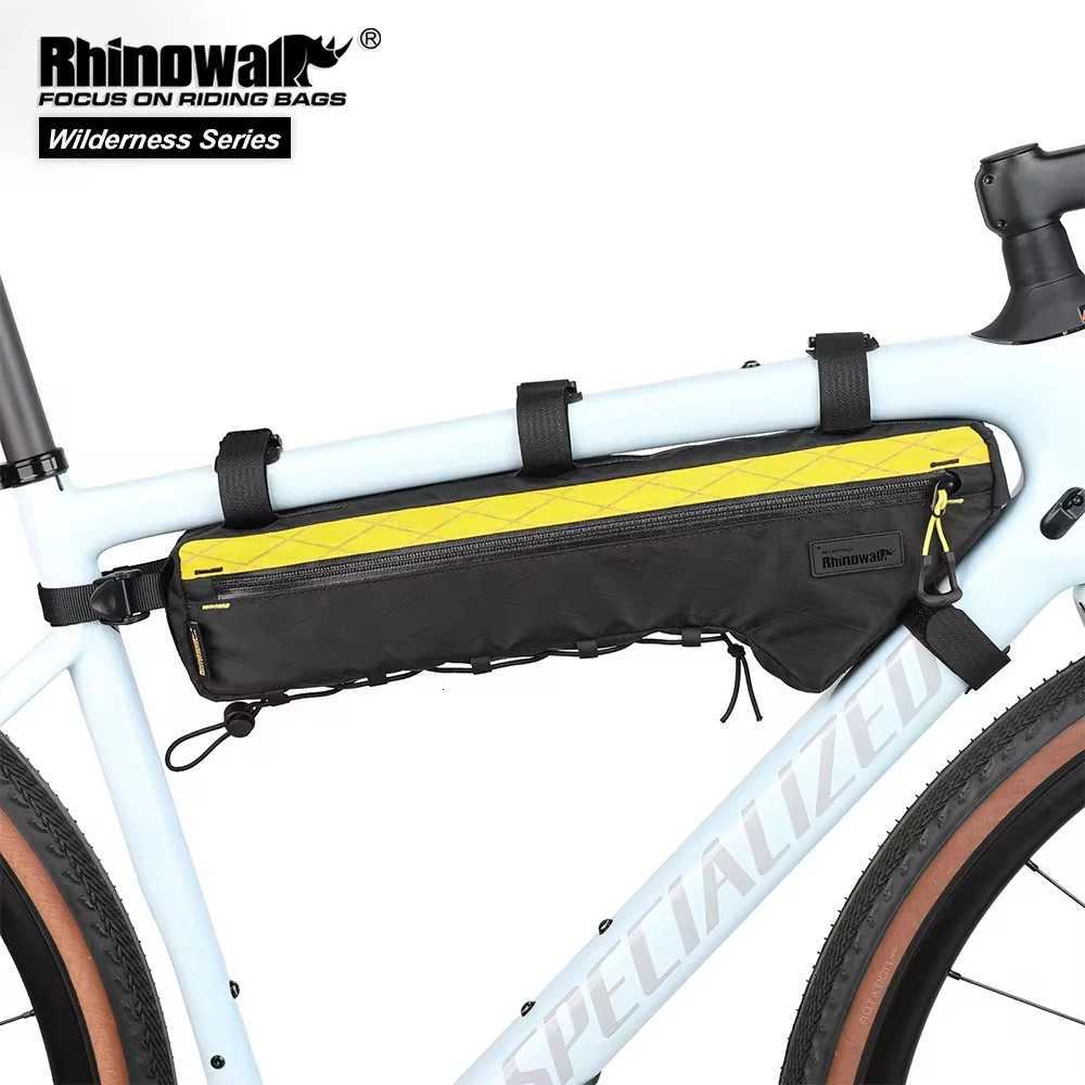Rhinowalk Bike Frame Bag WaterResistant Bicycle Triangular Crossbeam Bag For MtbRoad Gravel Bike With Frame Lengths Over 17 In H251029