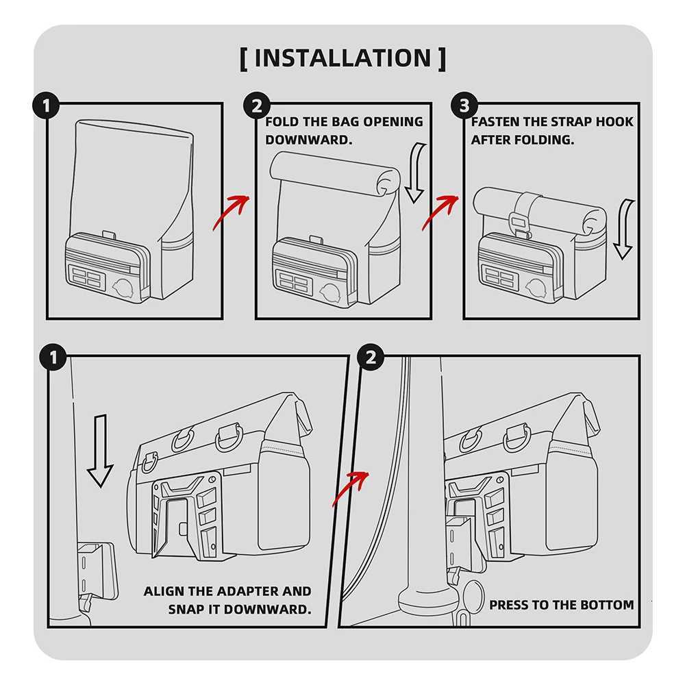 Rhinowalk Bike Handlebar Bag 4L Quick Release For Brompton Folding Bike Front Tube Basket Bag With MOLLE System Urban Cycling H251029