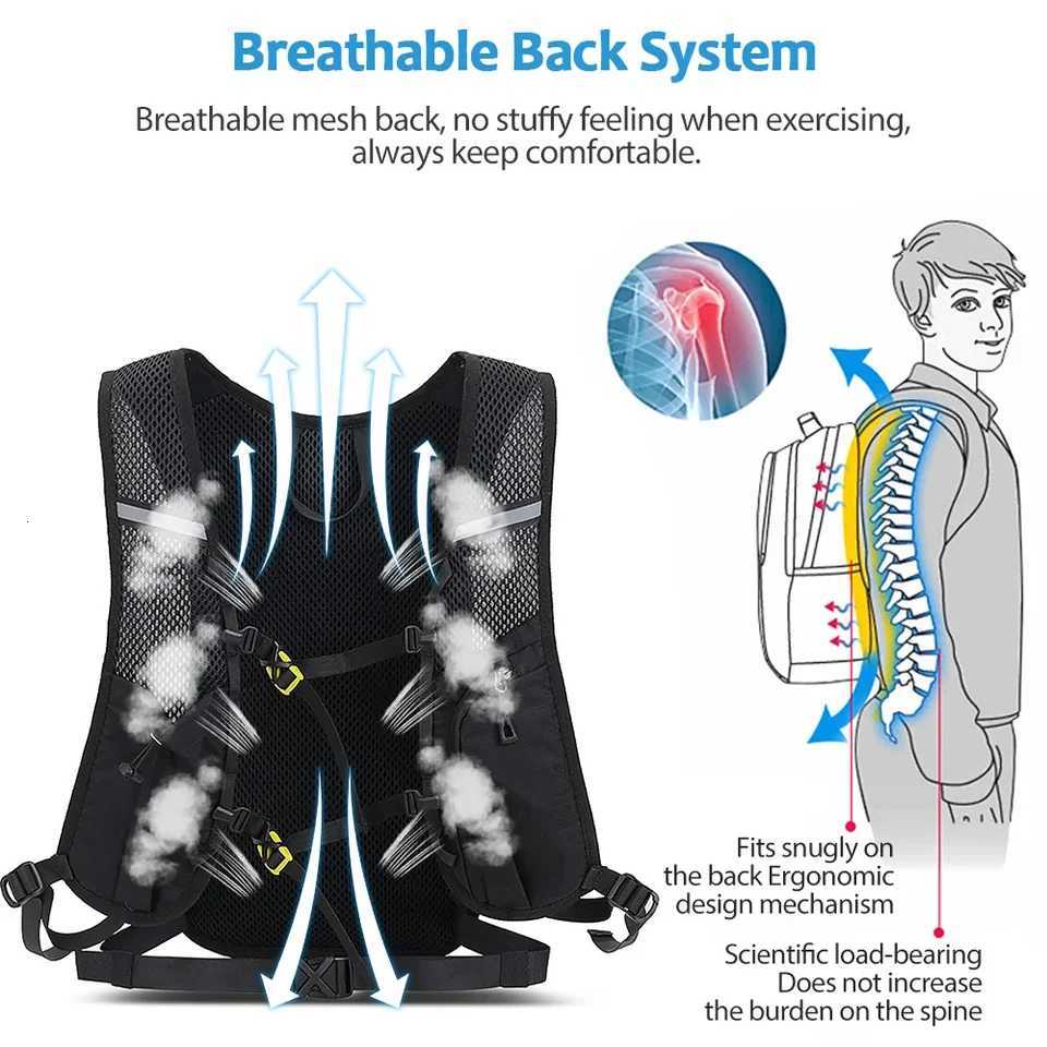 20L Cycling Lightweight Hydration Backpack Outdoor Sport Hiking Camping Climbing Mountaineering Rucksack Travel Water Bag H251029