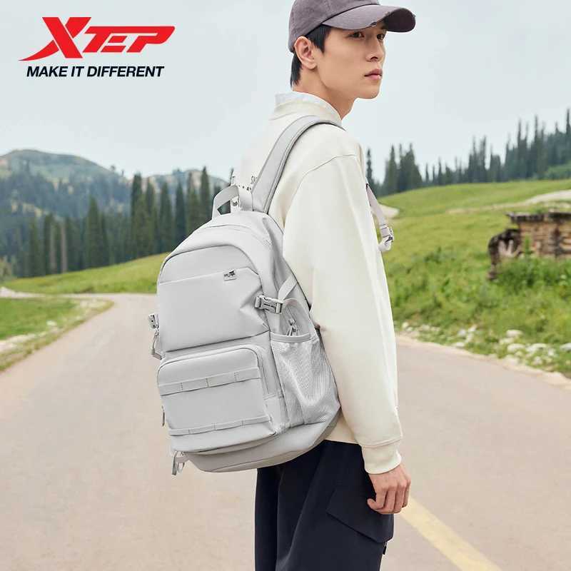 Xtep Backpack For Men And Women 2025 New Spring Couple Large Capacity Backpack Outdoor Mountaineering Backpack 875137110018 H251029