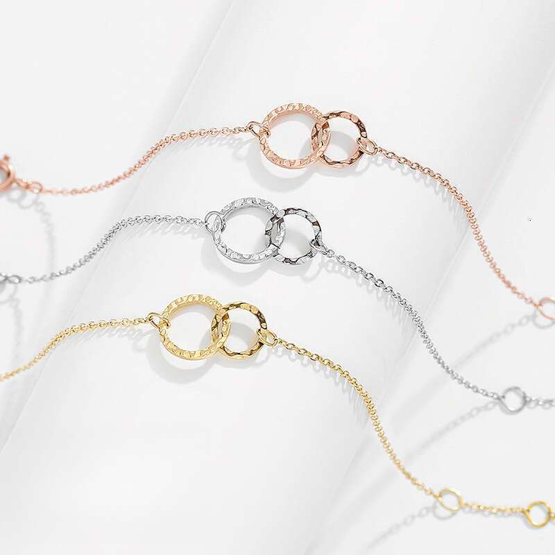 DHpet 2025 Summer Simple Geometric - inspired Stainless Steel Bracelet for Women