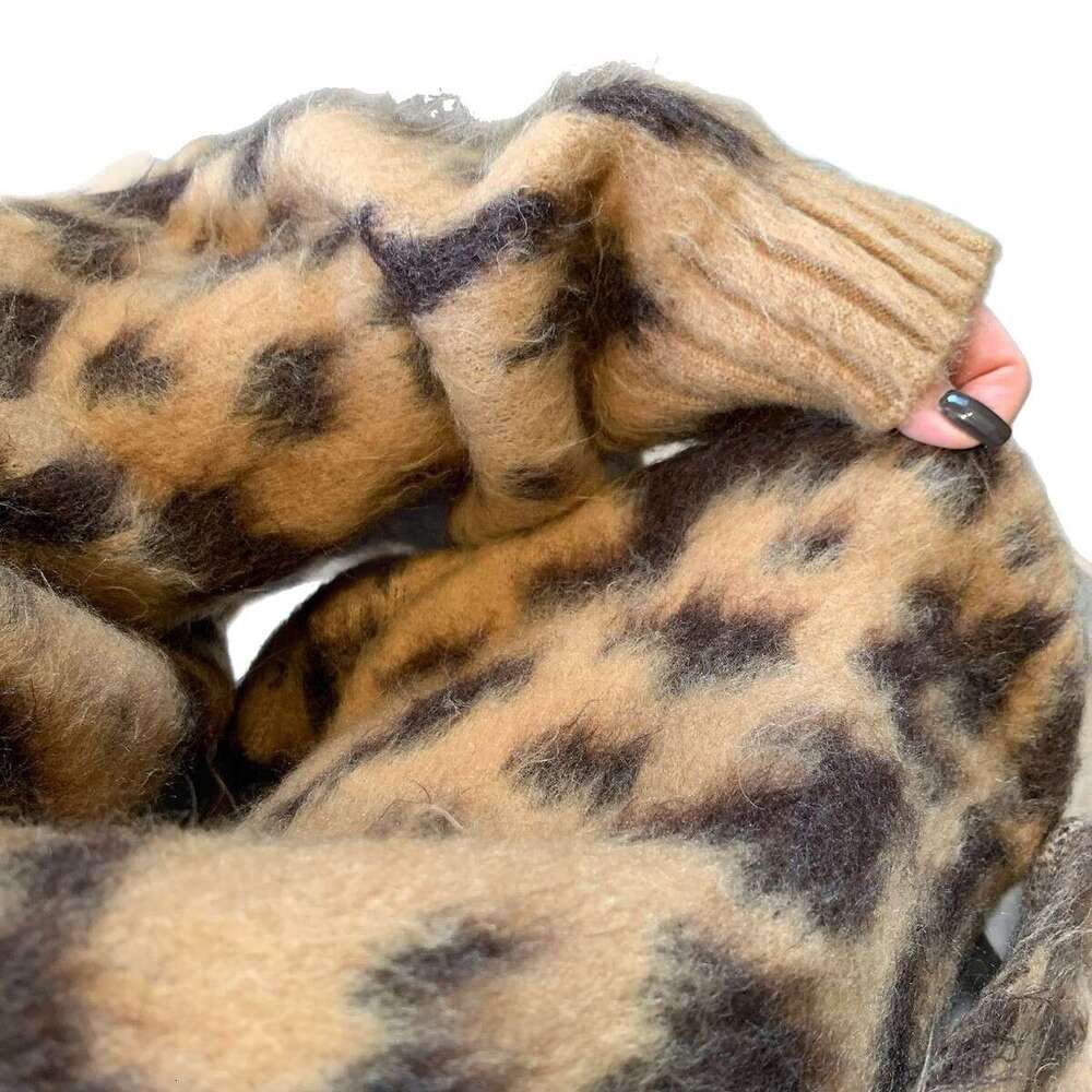 Women's Leopard Print Jacket - Collar Button-Front Blazer Coat, All-Season Casual To Dressy Outerwear, Hine Washable