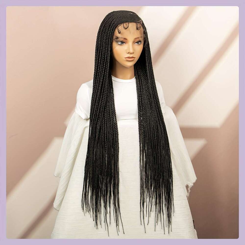 Braids Synthetic Beginners Friendly Heat Resistant Lace Wig For Women