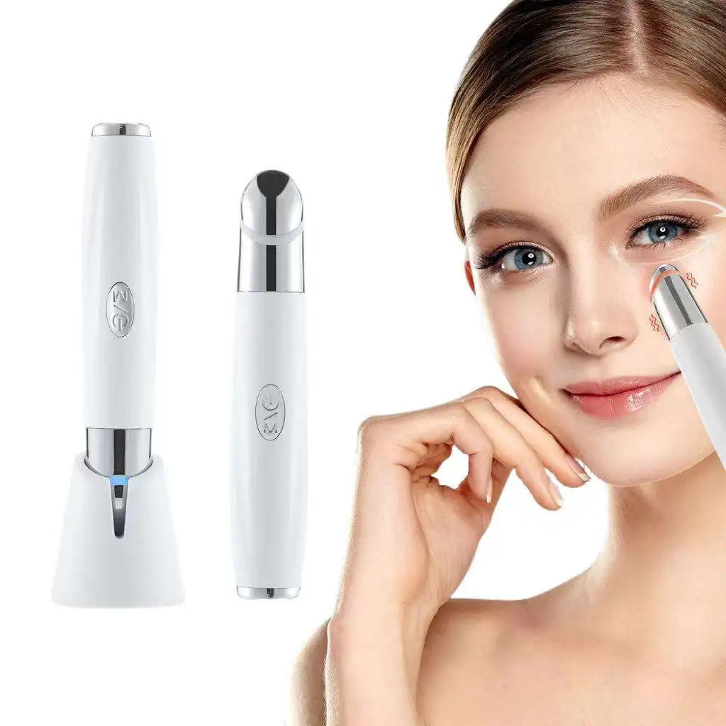 Eye Care Beauty Device Facial Massager 3 in 1 LED Pon Light Wand for Relax Eye Dark Circles Eye Bags Puffiness Skincare Tool 251027