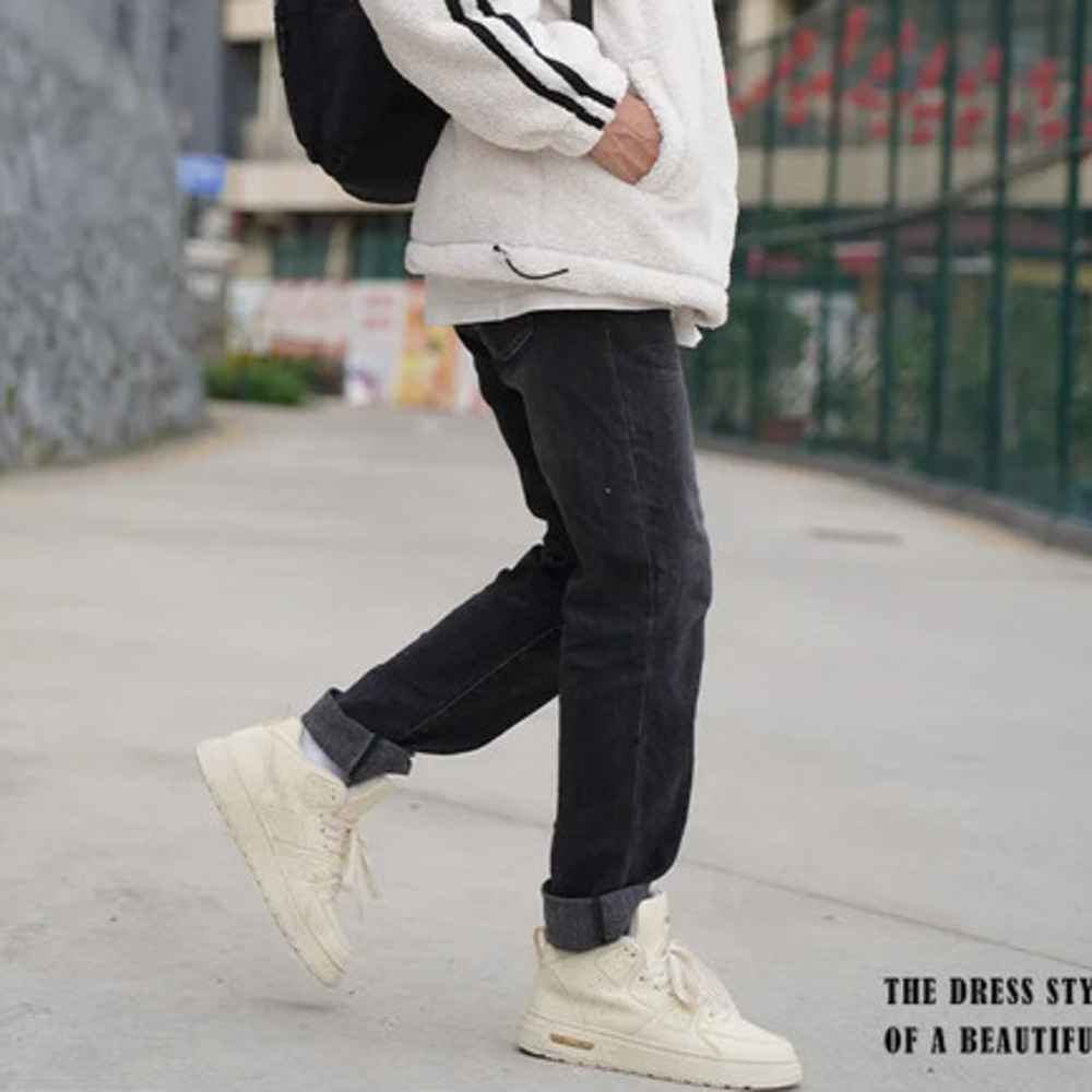 Jifffly Men's High-Top Breadboard Shoes 2025 New Black and White Panda Color Height-Increasing Couple's Trend Brand Comfortable Breathable A