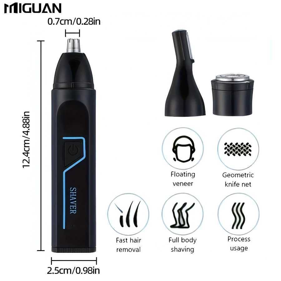 3 In 1 Womens Electric Hair RemoverWomens MultiFunction Electric Hair Remover SetWomens Bikini TrimmerUSB Rechargeable M251030