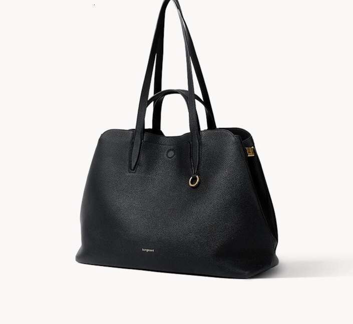 2025 New Head Layer Genuine Leather Tote For Capacity Light Business Design, Magnetic Closure, Versatile Commuter