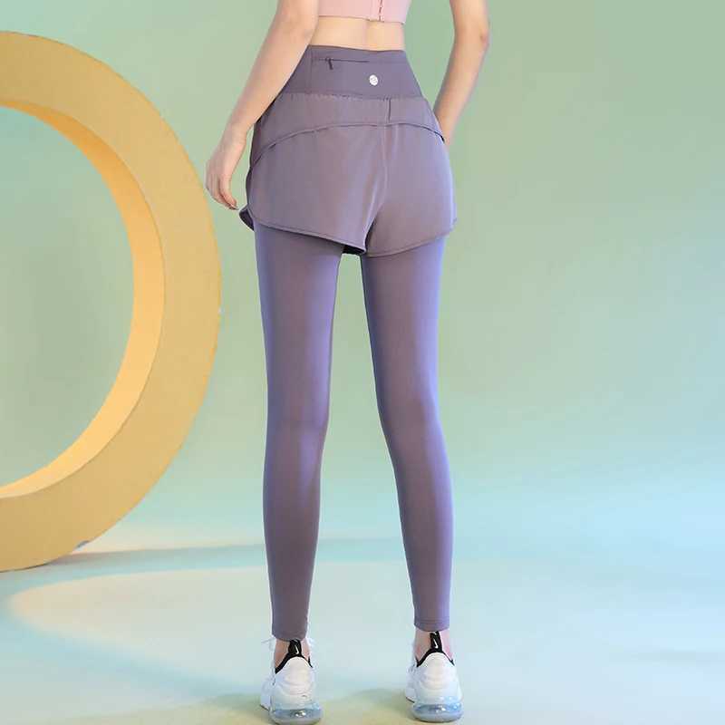 PHIGEER High Waist Yoga Pants For Women Autumn Slim Fit Workout Leggings Sports Trousers Lightweight Sweatpants With Pocket New J251030