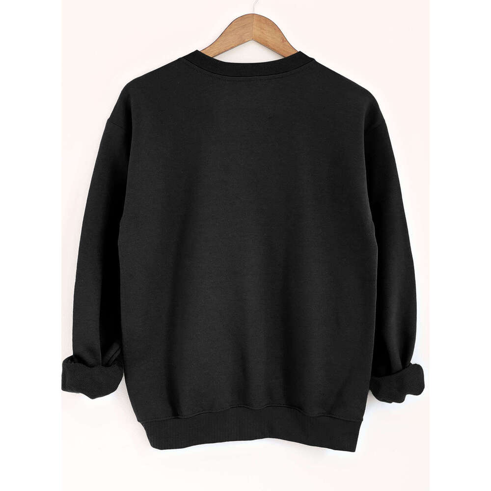 Pcs Solid Color Sweatshirt Crew Neck Casual Sweatshirt For Fall Spring Women S Clothing