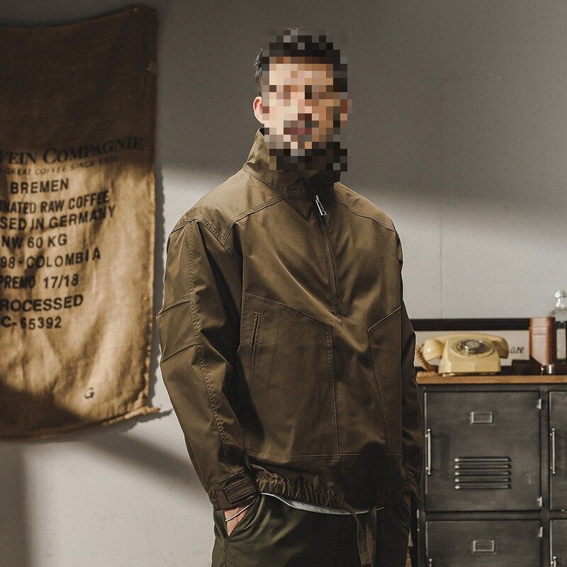 Trendy Loose Casual Jacket For Men New Autumn Winter Harajuku Style Windbreaker Versatile Simple Designer Coat Workwear Jacket