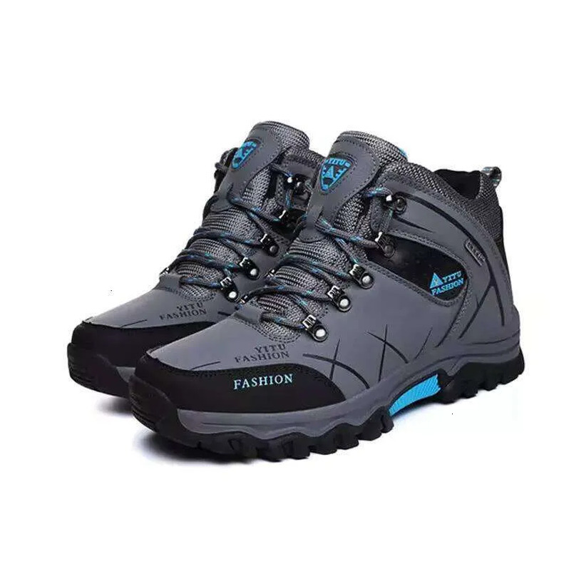 Outdoor Mountaineering Boot Snow Hiking Boots Large Size Unisex Winter High-Top Waterproof EVA Cotton Fabric Fashion Adult Sports Boots