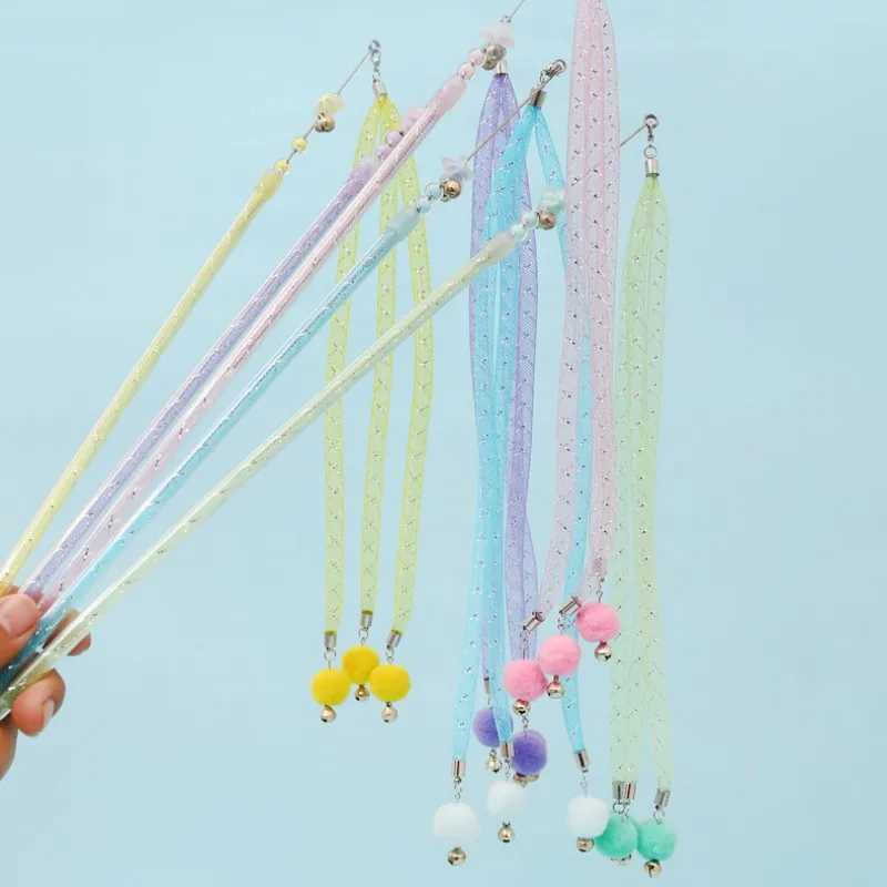 Cat Toy Wool Ball String Toys for Cats Teaser Stick Steel Wire Cat Toys Interactive Bite Resistant Ball Funny Cats Toy with Bell S251029{category}
