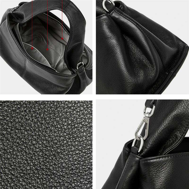 Designer bag 52 Hifashion Cowhide Genuine Leather Tote Handbags For Women 2025 Designer Cloud Hobo Work Ladies Shoulder Crossbody Bags