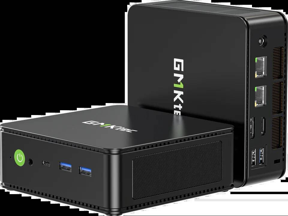 GMKtec Mini PC Gaming M6 Ultra AMD Ryzen 5 7640HS Dual NIC LAN 25Gbps Desktop Computer USB40 HDMI DP USBC WiFi 6E
