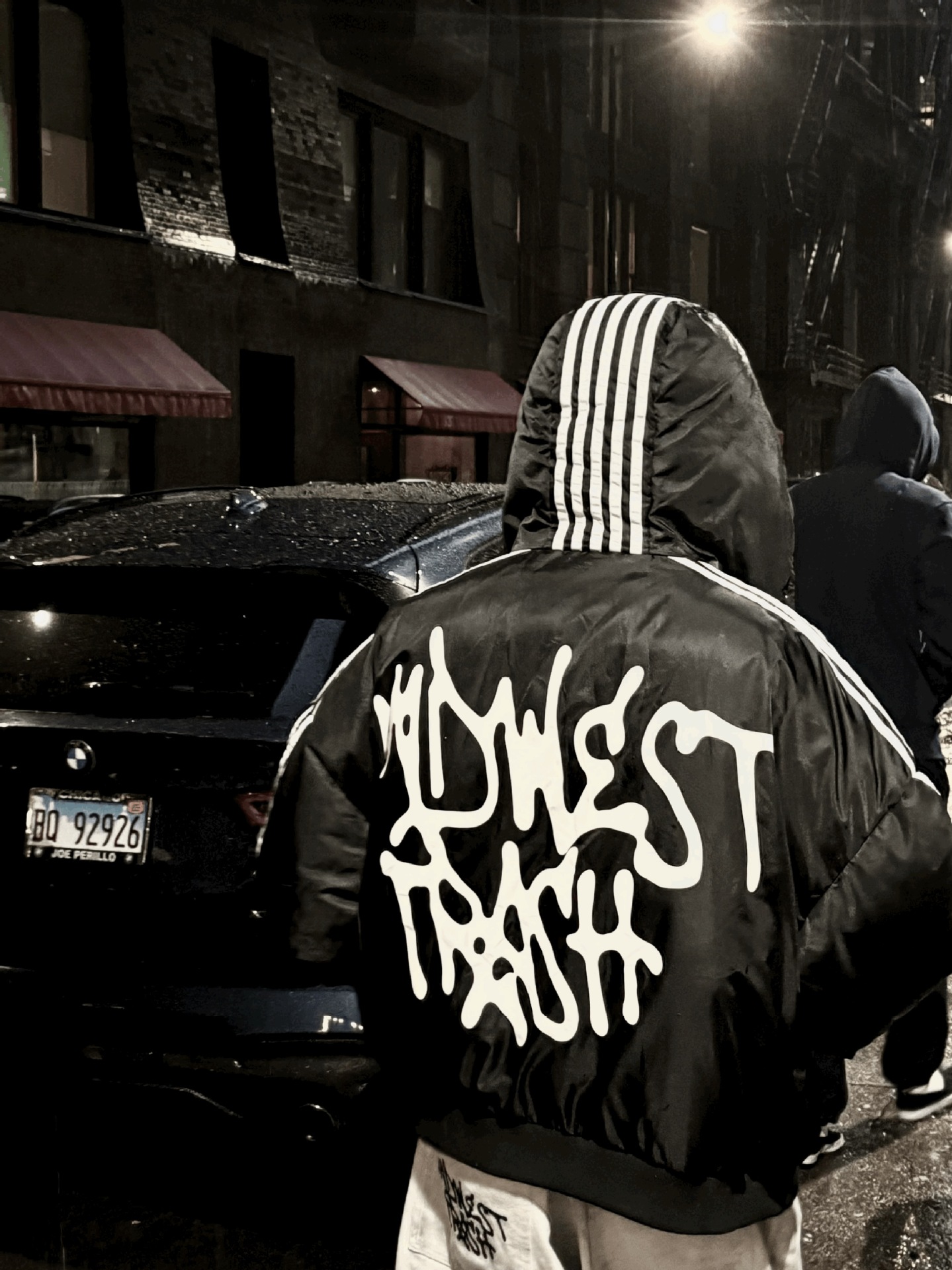 High Quality Men's Down Harajuku's Oversized Hat Warm Cotton-padded Jacket With Thickened Letter Print Bread Coat Loose Unisex Trendy Luxury