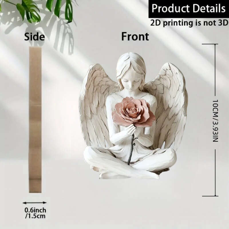 2D Flat Wooden Ornament Decoration for Desktop Entryway Home Decor 7