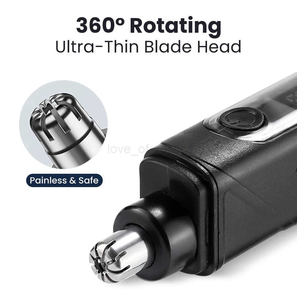 Electric Nose Hair Trimmer Implement Shaver Clipper Ear Neck Eyebrow Remover RechargeableTrimmer Shaver Man Clean Trimer Razor Z251030