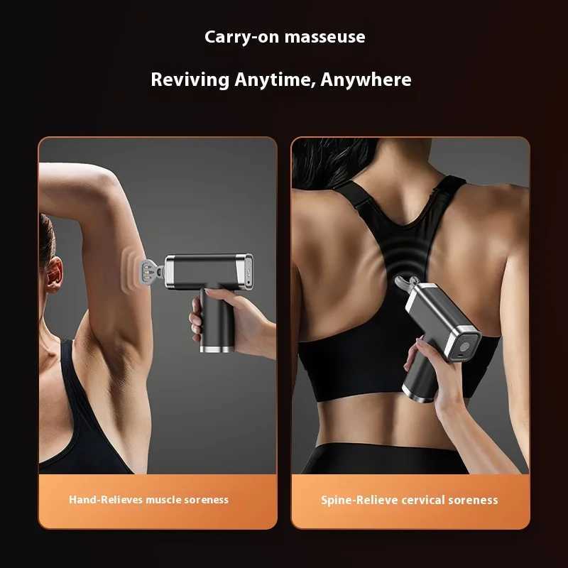 Hot selling multifunctional convenient fascia gun professional grade fitness muscle relaxation neck membrane vibration massager J251030