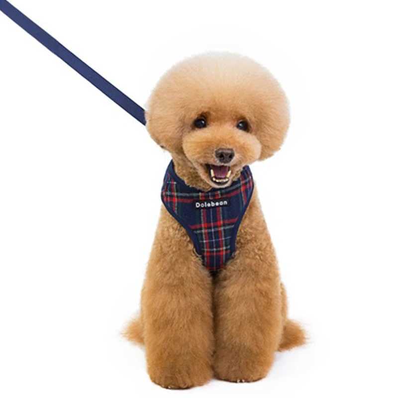 Durable Lattice Pet Harness Leash Set for Dogs 120cm Walking Exercise Vest Strap Traction Anti Lost Small Medium Dog Accessories J251129