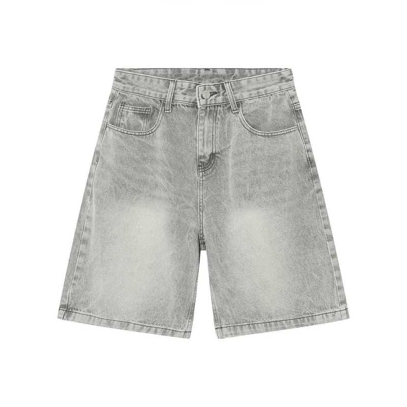 Men's Jeans Man Wear | Summer New Loose Edition Made Old Denim Shorts Capris