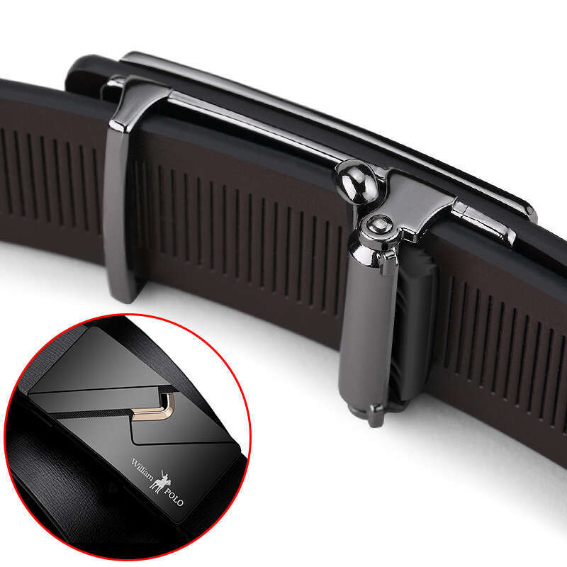 Waist Men's Cowhide Fashion Versatile Automatic Buckle Belt