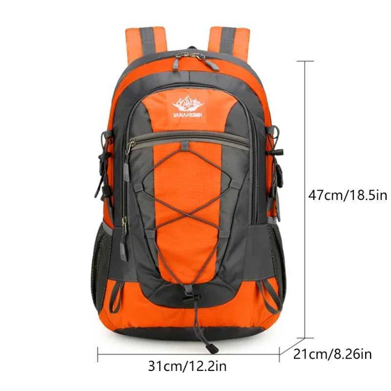 Waterproof Hiking Backpack Lightweight Outdoor Hiking Bag Large Capacity Travel Bag Hiking Cycling Backpack For Men And Women H251029