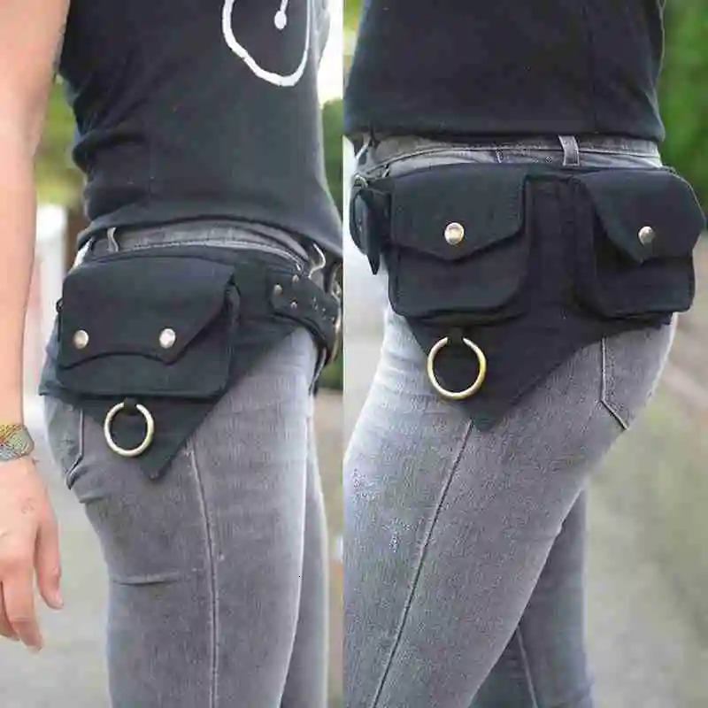 Women Waist Bag For Females Outdoor Sporting Travelling HipHop Belt Or Style Bag Money Street Waist Bag Fanny Pack 251030