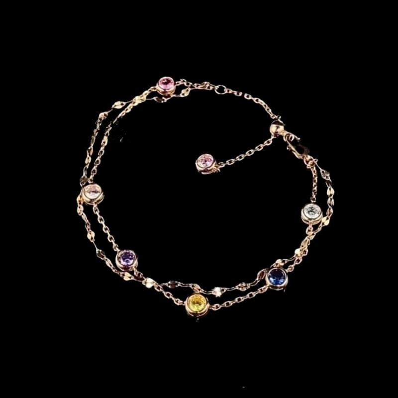 Designer bracelet Fashionable New Vintage Geometric Zircon Bracelet Light Luxury High Grade bracelet Christmas gift free shipping bracelet for women