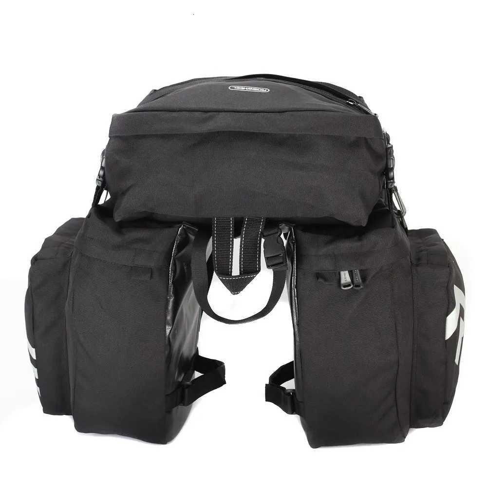 Mountain Road Bicycle Bike 3 in 1 Trunk Bags Cycling Double Side Rear Rack Tail Seat Pannier Pack Luggage Carrier H251029