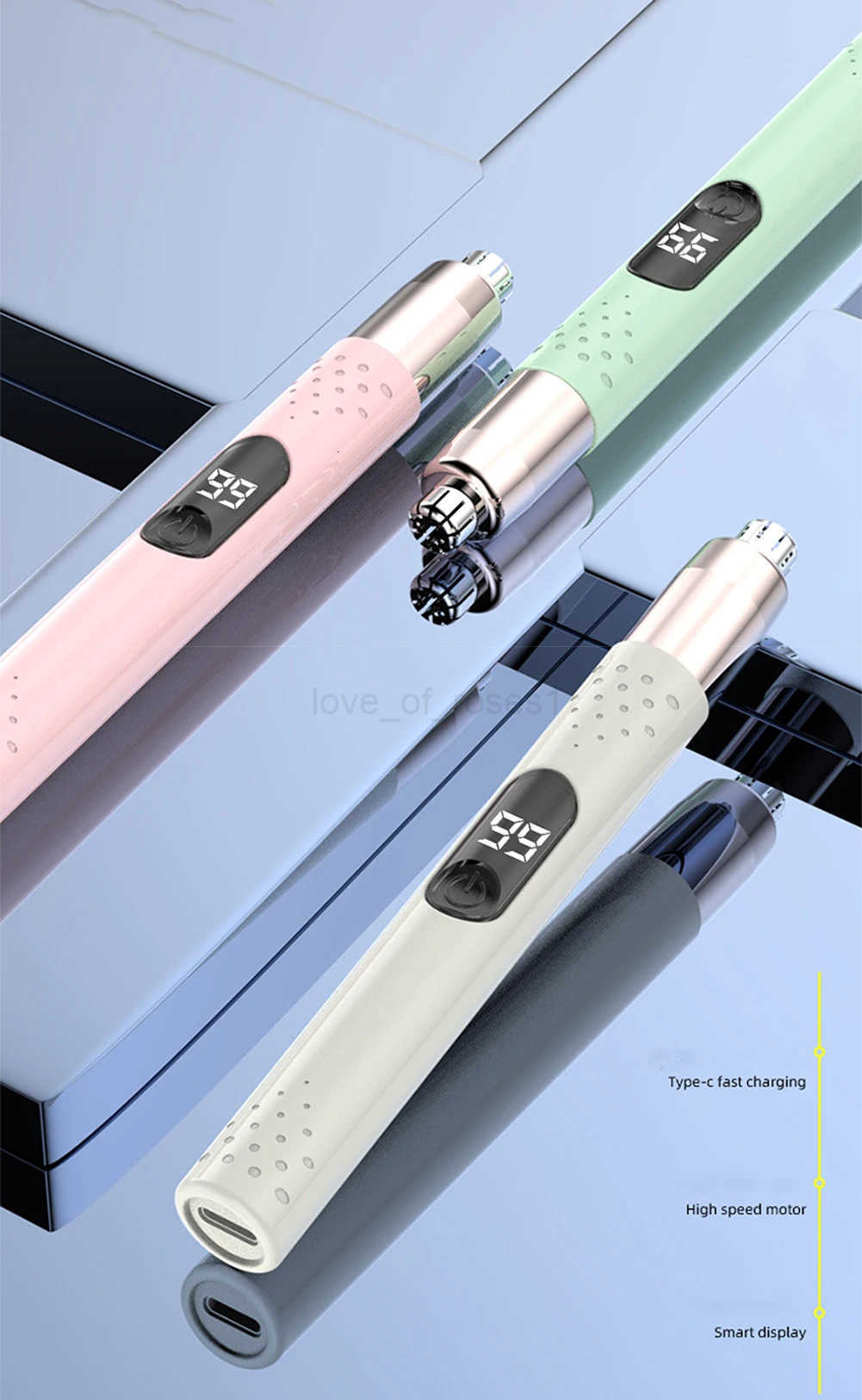 Electric Nose Hair Clipper Rechargeable MultiKinetic Shaving Multifunctional Unisex Automatic Washable Shaving Nose Trimmer Z251030