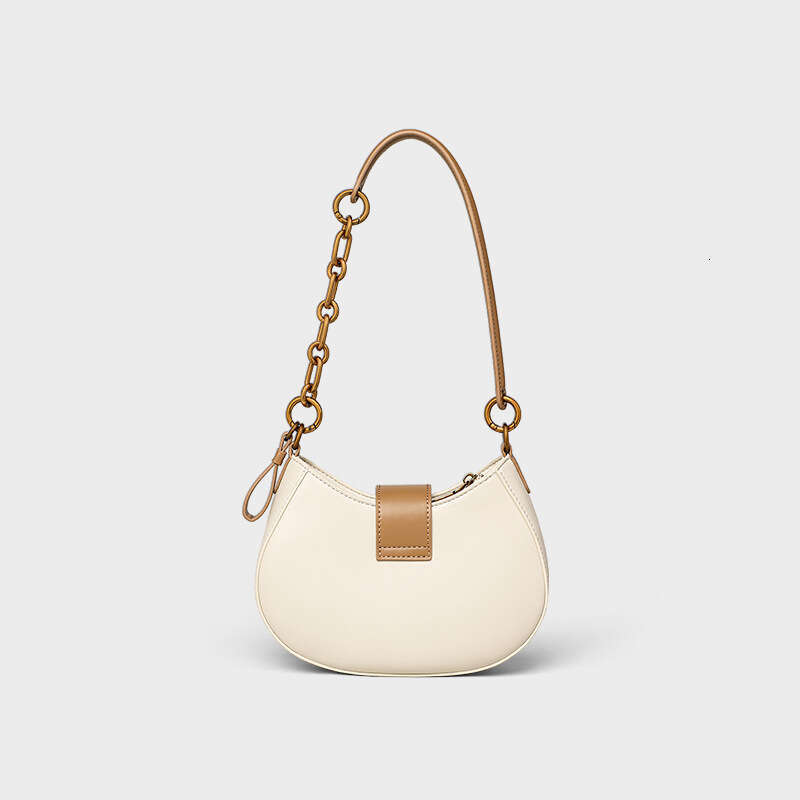 Luxury Bag Designer Autumn Winter New Fashion High End Color Blocking Saddle For Women Daily Commute Shoulder Crossbody Bag