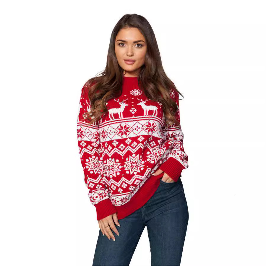 Xmas Pyjamas Family Mom and Daughter Matching Clothes Cotton Sweater Merry Christmas Print Matching Christmas Outfits for Family 241112