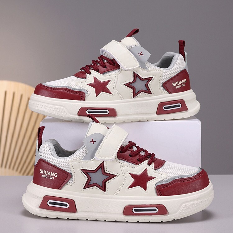 Children's shoe designer fashionable breathable sports shoes casual style new Mid Autumn Festival children's spring and autumn styles wear-r