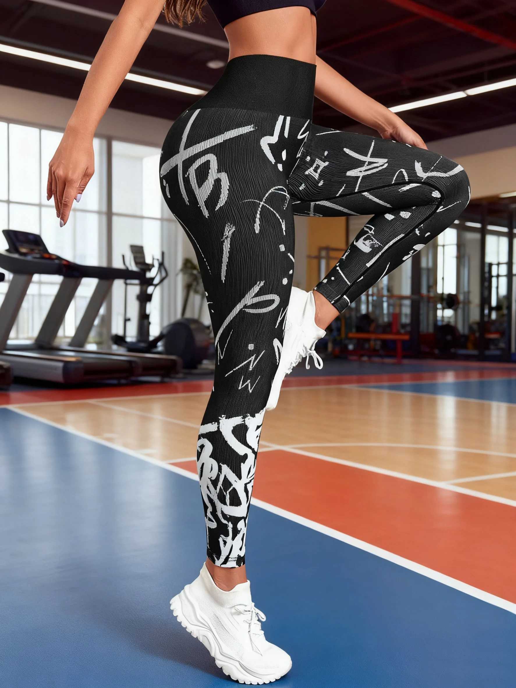 1pc Yoga Pants For Fitness And Running Seamless High Waisted And Abdominal Cinching Fashionable Sports And Fitness Pants J251030