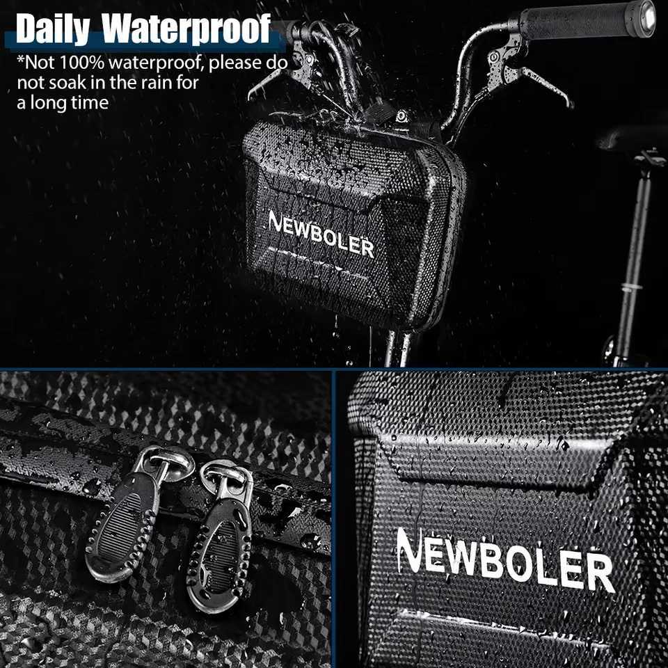 NEWBOLER 6L Electric Scooter Bag EVA Electric Scooter Front Bag Electric Bike Bag Universal For Scooter Bike Accessories H251029