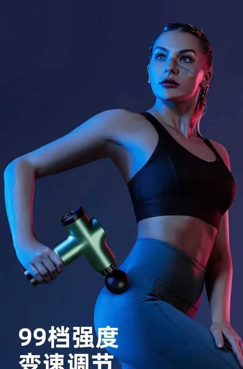 Deep Tissue Massage Gun Portable Facial Muscle Massager Massage Pistool For Back Neck Body Muscle Pain Relieve J251030