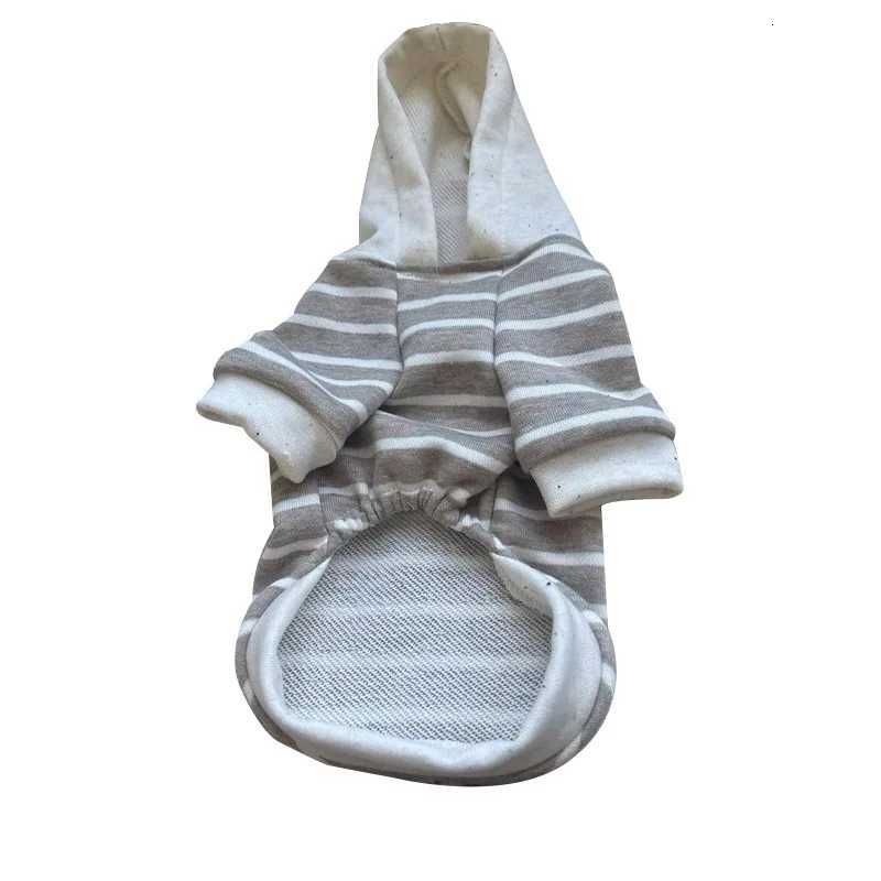 Pet AutumnWinter Striped Hoodie Striped Hat Hoodie Top Teddy Bear Small Dog Autumn Hoodie Dog Coat Puppy Clothes for Small Dogs C251030