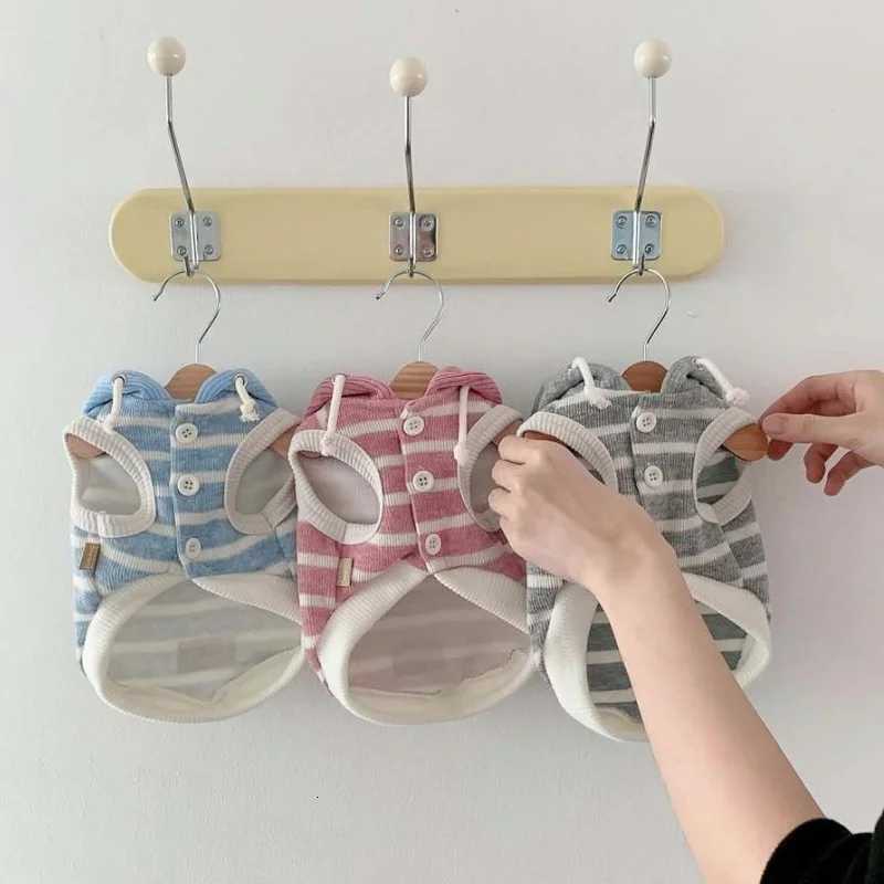 Autumn Pet Dog Clothes Fashion Striped Dog Hoodies Cute Soft Puppy Sweatshirt Warm Cat et Coat Pet Hoodies Chihuahua Apparel C251030