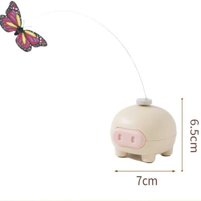 Cat Teaser Toy Interactive Automatic Rolling Ball Cats Toy Butterfly Tail Smart Pet Electric Kitten Toy Cat Accessories S251029
