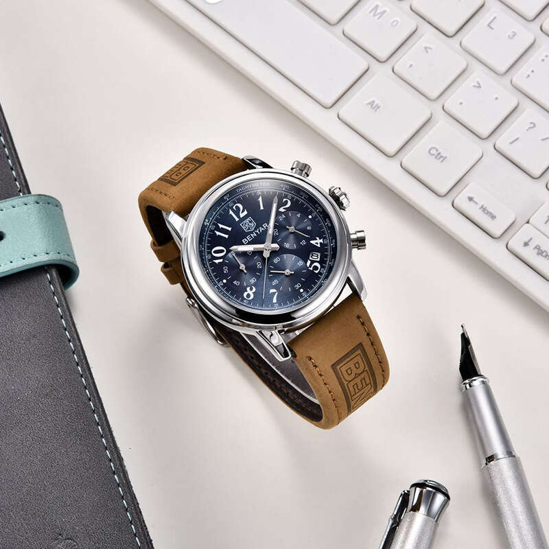 benyar binya new stainless steel pin buckle luminous calendar quartz sports watch for men by5190