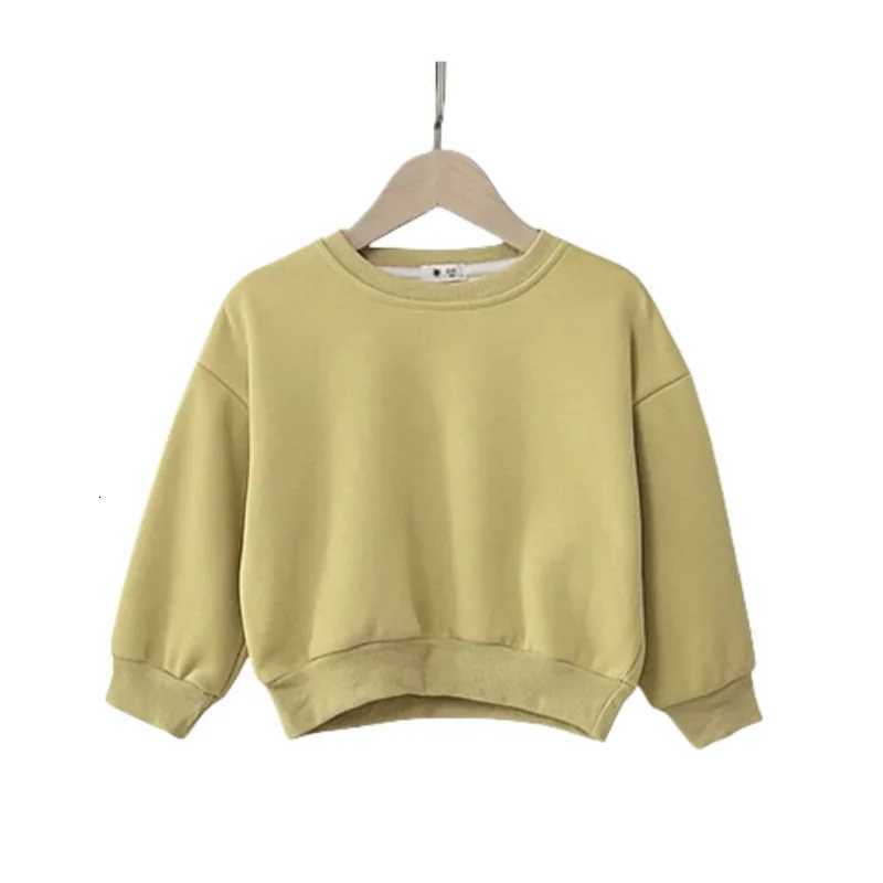 Childrens Hoodies 17 Y Boys Solid Simple Sweatshit Girls Oneck Pullover 6 Colors Spring Autumn Teenage Casual TopsT251030