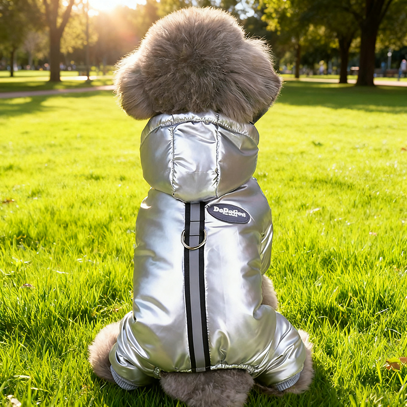 Small dog clothes for Bichon Frise and Teddy autumn and winter style with thickened down cotton warm and