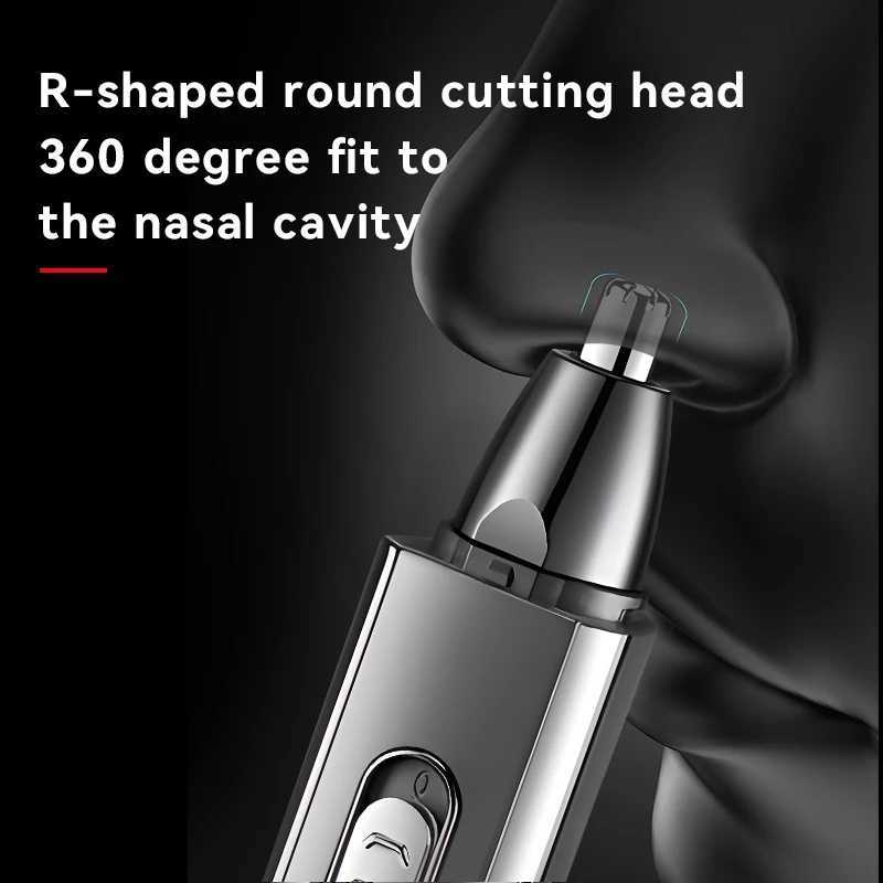Kemei Multifunction Ear and Nose Hair Trimmer Eyebrow Facial Sideburns Hair Trimmer Men Body Grooming TYPEC USB Rechargeable M251030