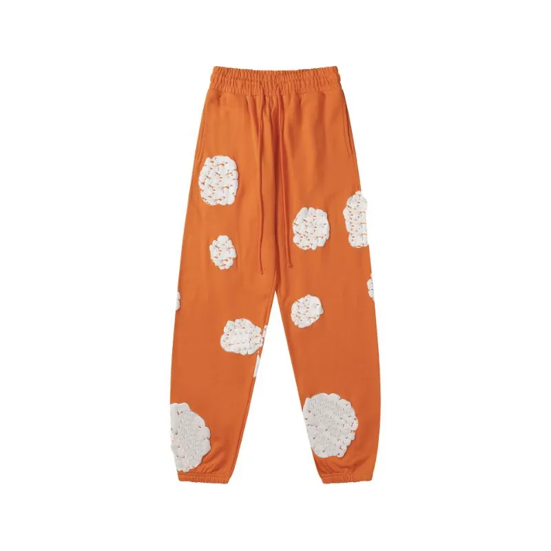 Cotton Foam Printed Hoodie set Men's and Women's Y2k retro pullovers hoodies autumn and winter long sleeved hip-hop streetwears