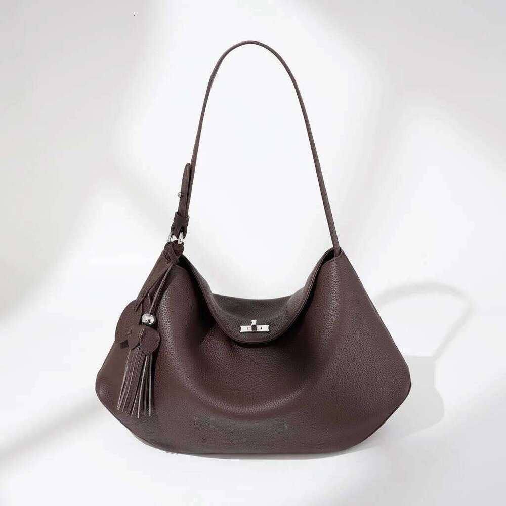 Designer bag 52 Mendy Women's Trend 2025 Autumn Winter Shoulder Hobo Bags Genuine Leather Handbag Large Dumpling Underarm Bag