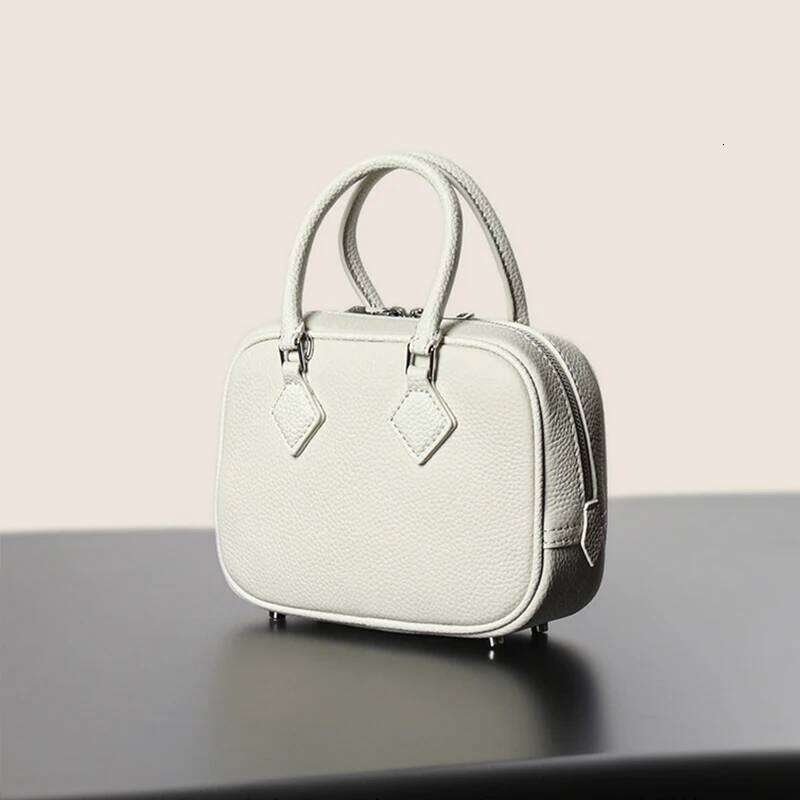 For Woman Designer Bags Women's Vintage Single Shoulder Crossbody Bag Bowling Pillow Rectangular Handbag Ladies