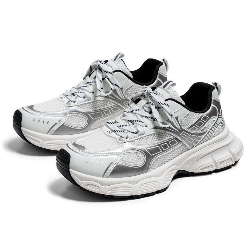 2025 Summer Mesh Thick-Soled Dad Fashion Trend Versatile Sneakers Trendy Brand Casual Youth Men's Shoes