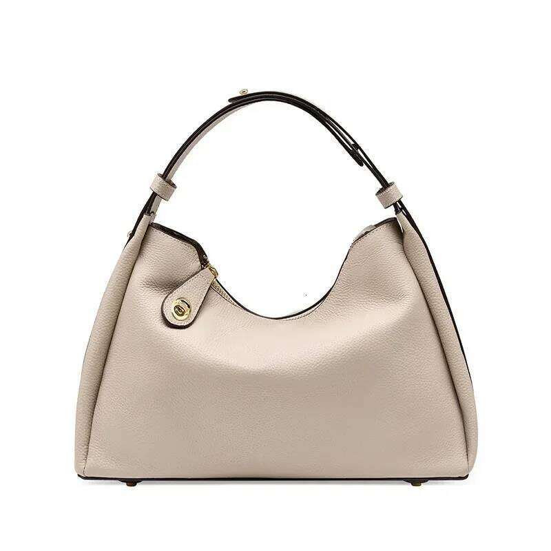 Women's Genuine Leather Top-Handle Bags 2024 New Women Fashion Armpit Crossbody Shoulder Bag