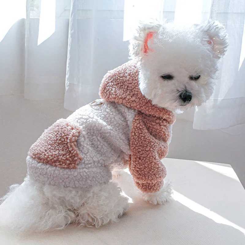 Fashion Cat Dog Hoodie with Buckle Winter Pet Sweater for Small Dogs Chihuahua Poodle Puppy Hooded Clothes mascotas Clothing C251030